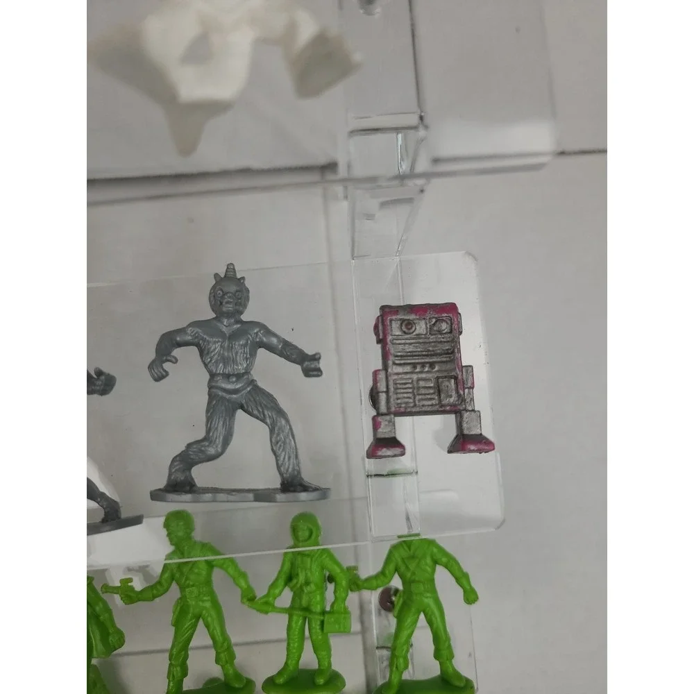 Vtg. 1970's Galaxy Laser Team figures TIM MEE Toys Lot‎ Pink Green White Silver - Picture 4 of 14